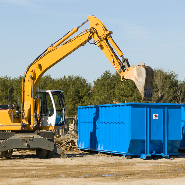 are there any restrictions on where a residential dumpster can be placed in Wyocena WI